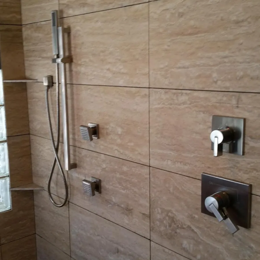Shower fixture installation for Water Heater Replacement in Brainerd